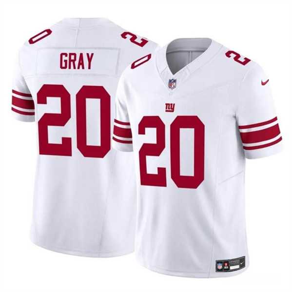 Men & Women & Youth New York Giants #20 Eric Gray White 2023 F.U.S.E. Vapor Untouchable Limited Football Stitched Jersey->new york giants->NFL Jersey